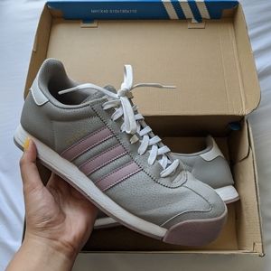 Adidas Samoa Gray and Mauve Casual Sneakers